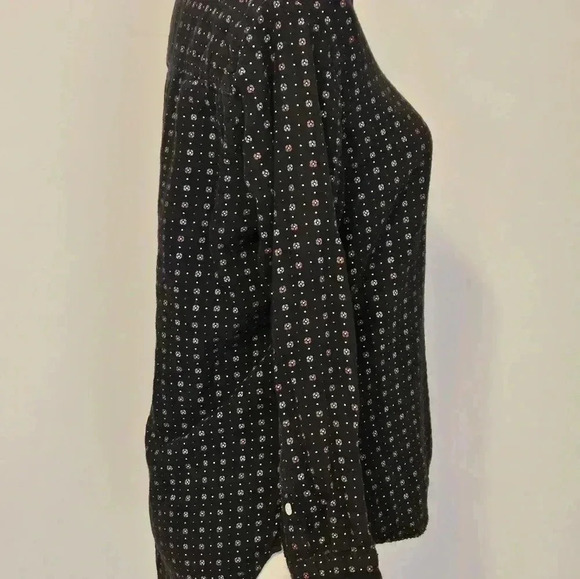 Madewell Oversized Ex Boyfriend Mayfair Foulard Ditsy Floral Button Up XS - Picture 8 of 12